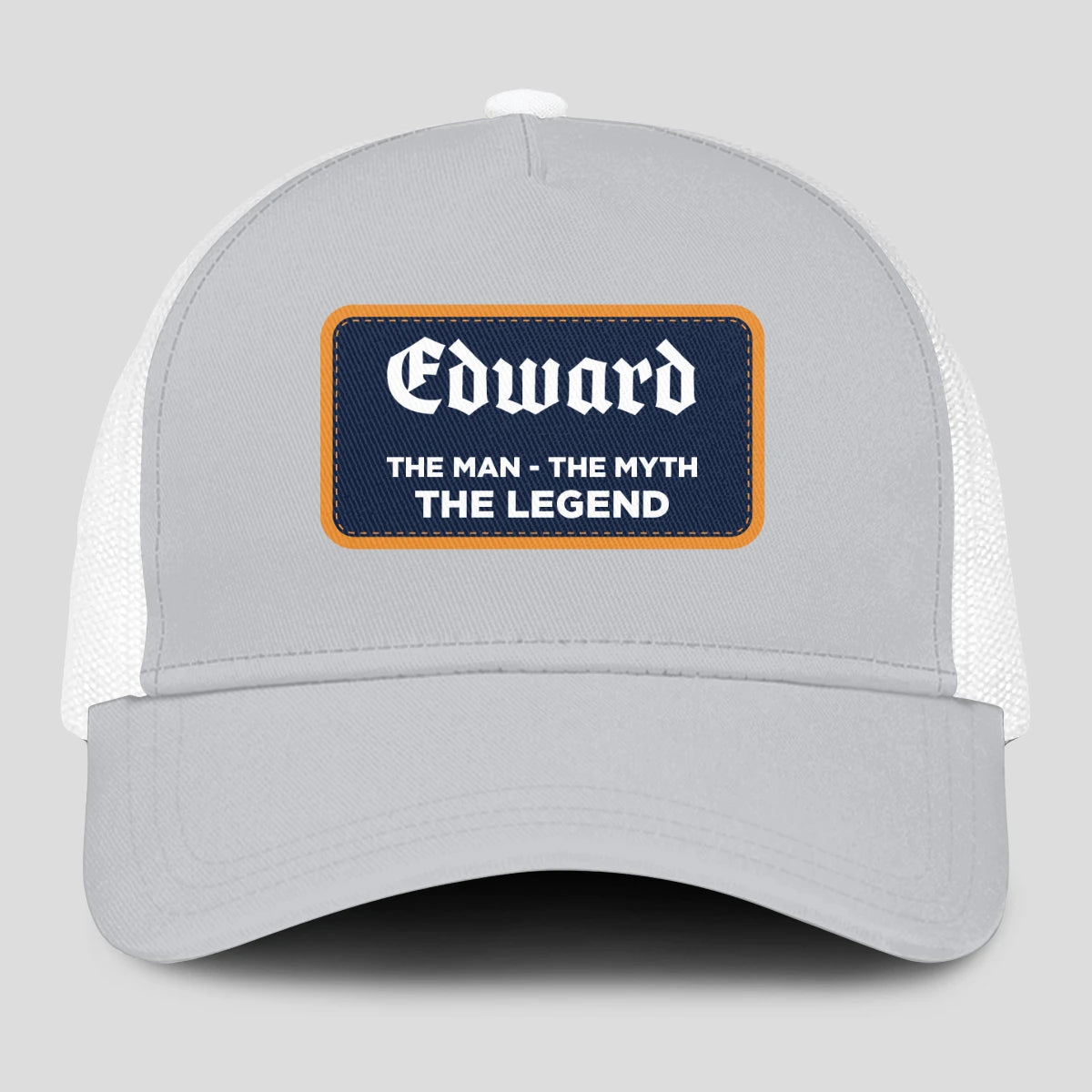 The Man The Myth The Legend Gray Mesh Cap EDWARD 13K1 C204PF