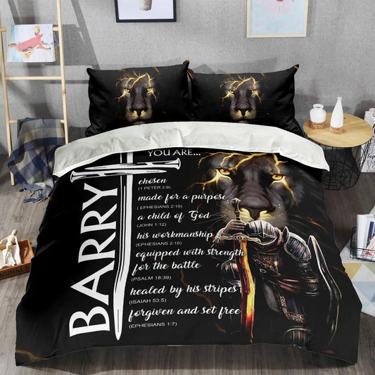 BARRY Limited Edition Personalized Bedding Set 13K1-BS1