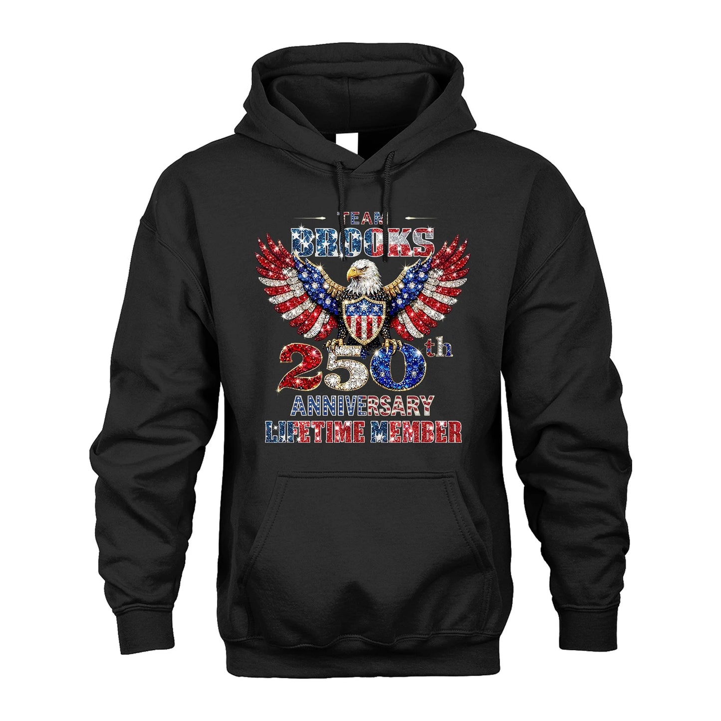 BRITTANY 13K1-523 Personalized "Team...Lifetime Member" America 250 Design
