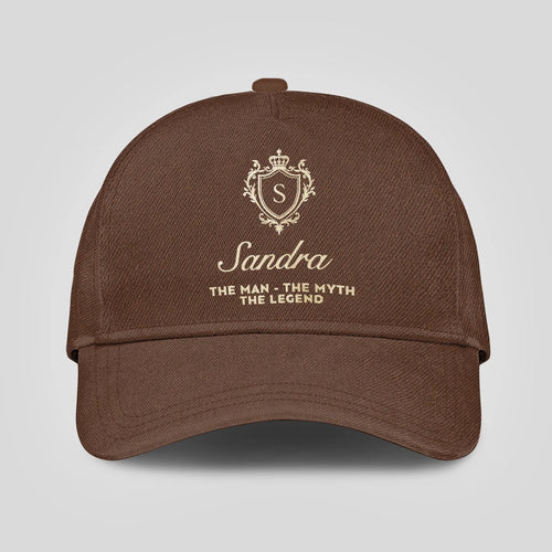 The Man The Myth The Legend Golden Brown Cap SANDRA 13K1 C142PF