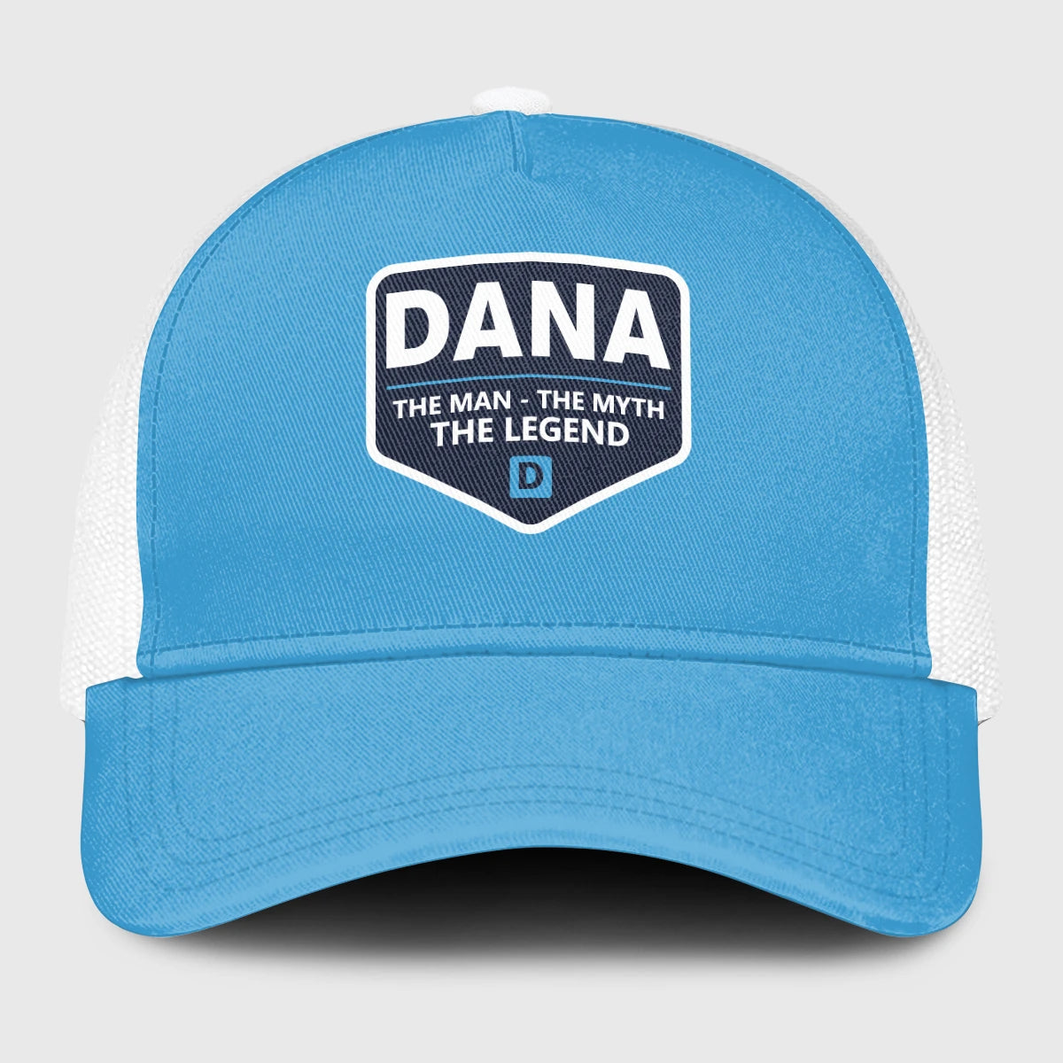 The Man The Myth The Legend Light Blue Mesh Cap DANA 13K1 C190PF