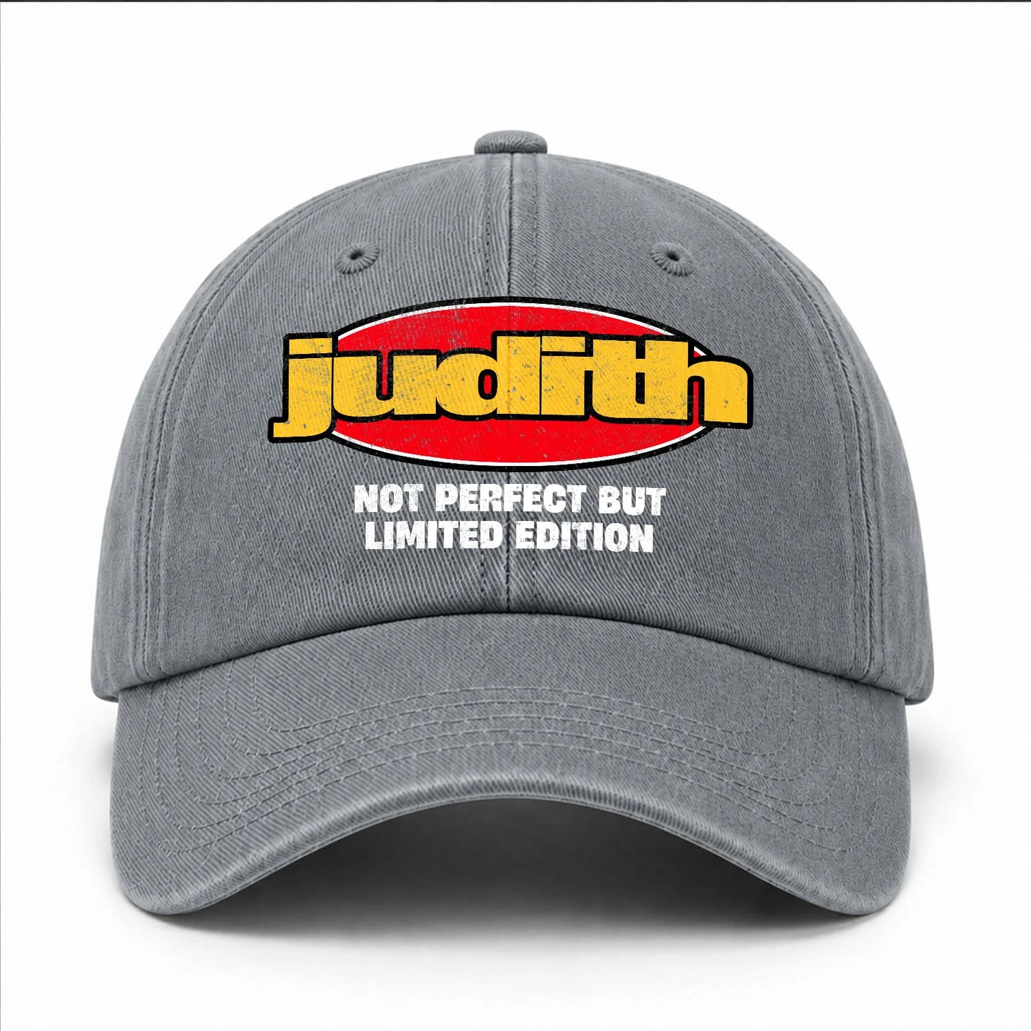 Your Name Not Perfect But Limited Edition Red Logo Washed Cap JUDITH 13K1 C84PF