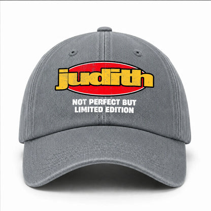 Your Name Not Perfect But Limited Edition Red Logo Washed Cap JUDITH 13K1 C84PF