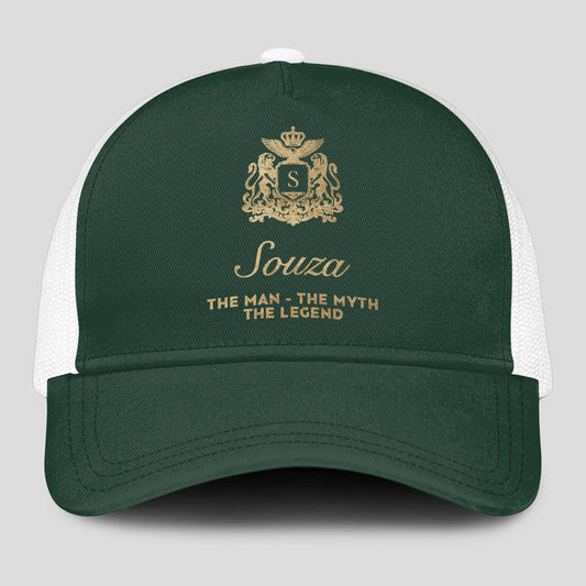 The Man The Myth The Legend Sage Green Mesh Cap SOUZA 13K1 C192PF