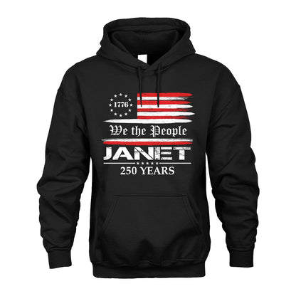 JANET 13K1-546 We the People Name 250 Years