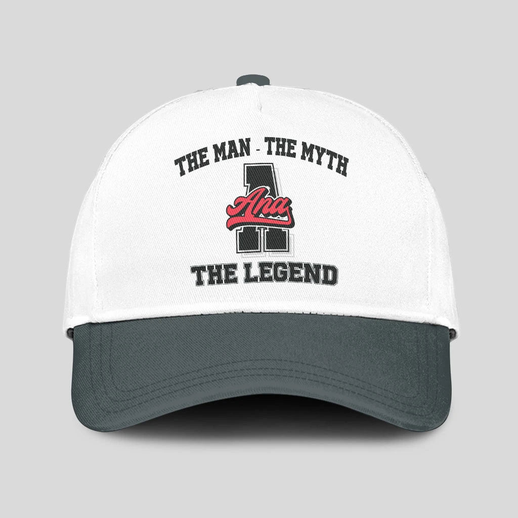 The Man The Myth The Legend Custom Initial Letter And Name Cap ANA 13K1 C38PF