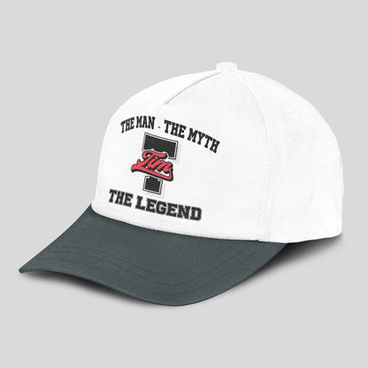 The Man The Myth The Legend Custom Initial Letter And Name Cap TIM 13K1 C38PF