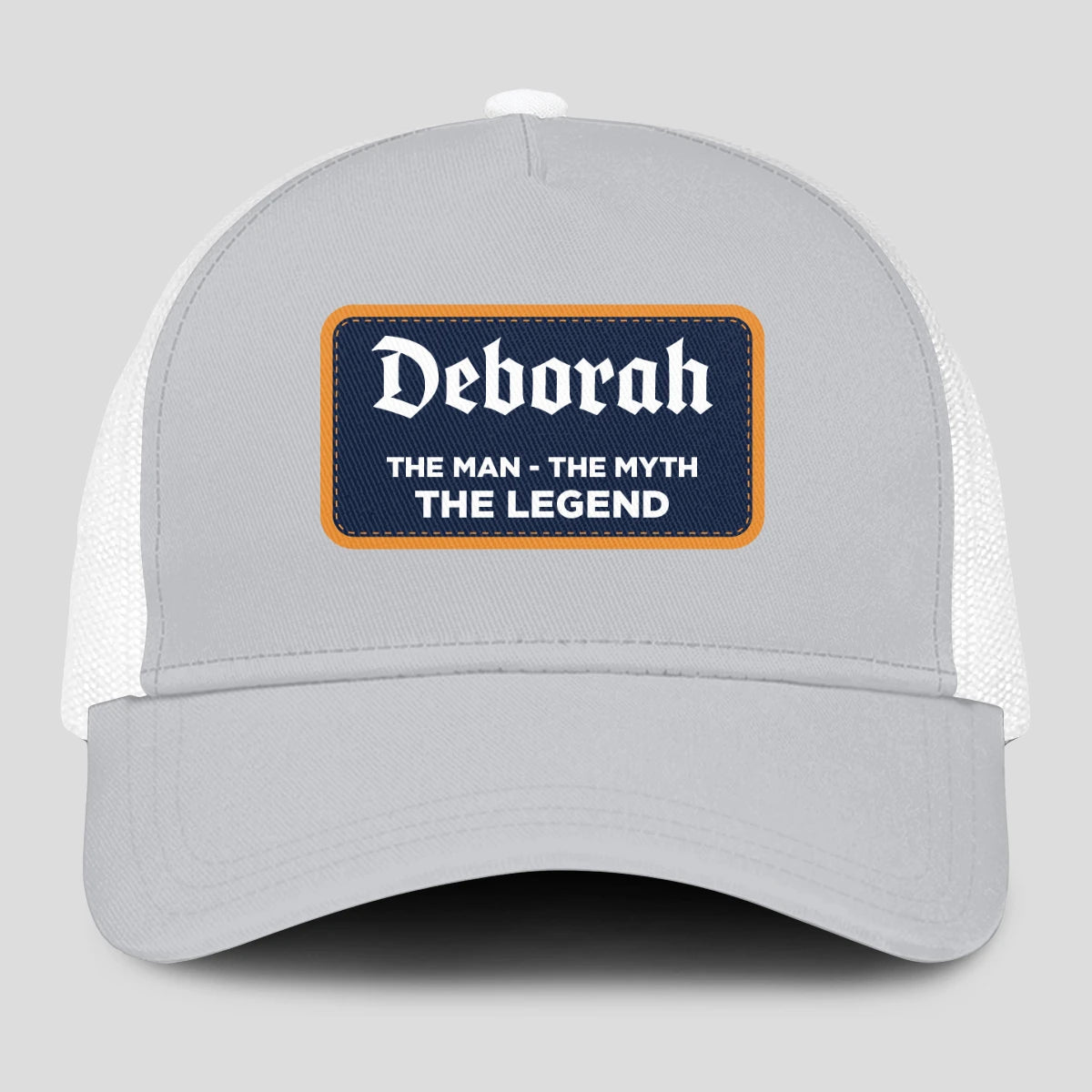 The Man The Myth The Legend Gray Mesh Cap DEBORAH 13K1 C204PF
