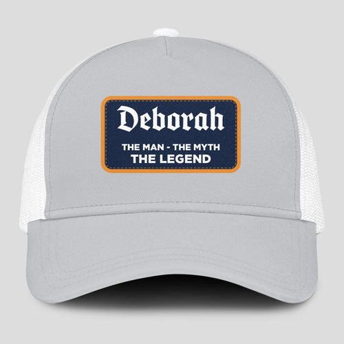 The Man The Myth The Legend Gray Mesh Cap DEBORAH 13K1 C204PF