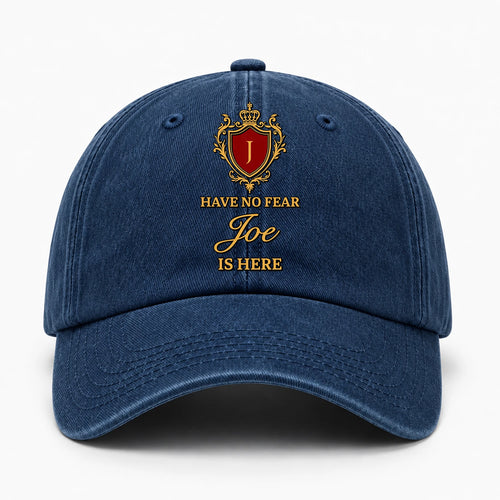 Have No Fear Your Name Is Here Luxury Washed Cap JOE 13K1 C114PF