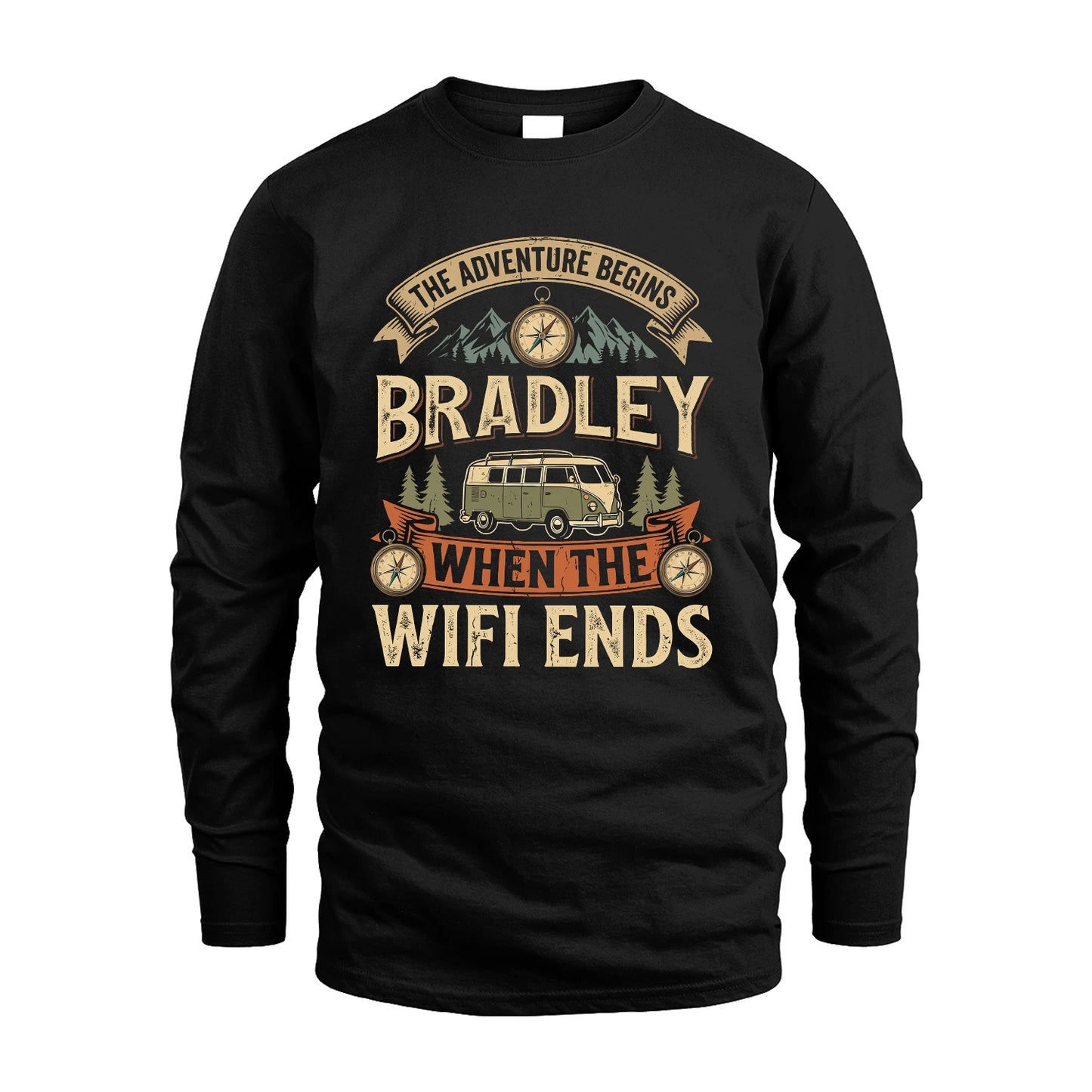BRADLEY 13K1-547 The Adventure Begins Name When The Wifi Ends