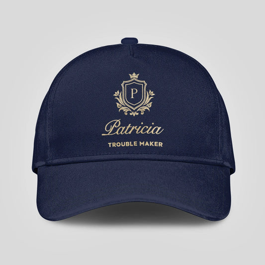 Trouble Maker Golden Logo Navy Cap PATRICIA 13K1 C155PF