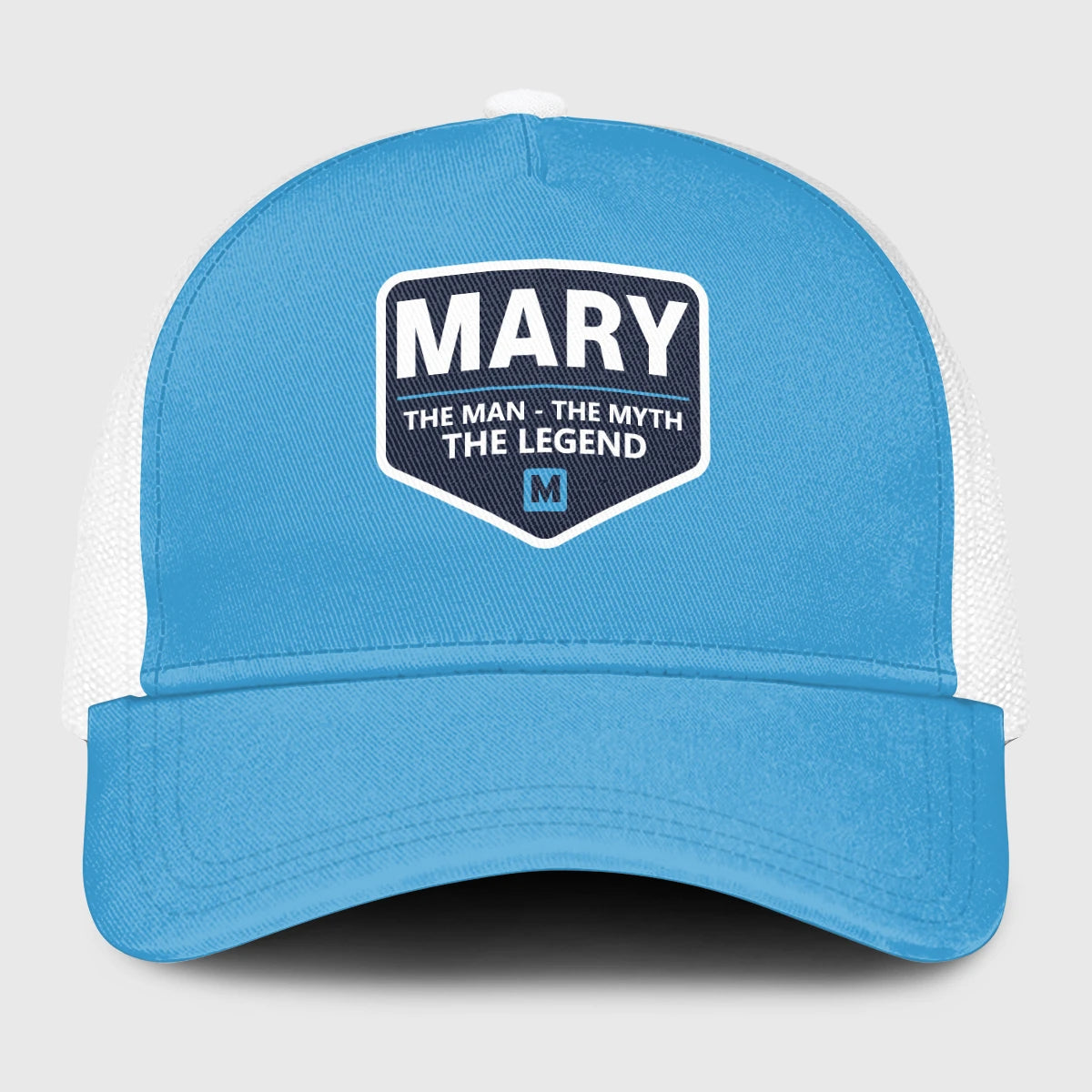 The Man The Myth The Legend Light Blue Mesh Cap MARY 13K1 C190PF