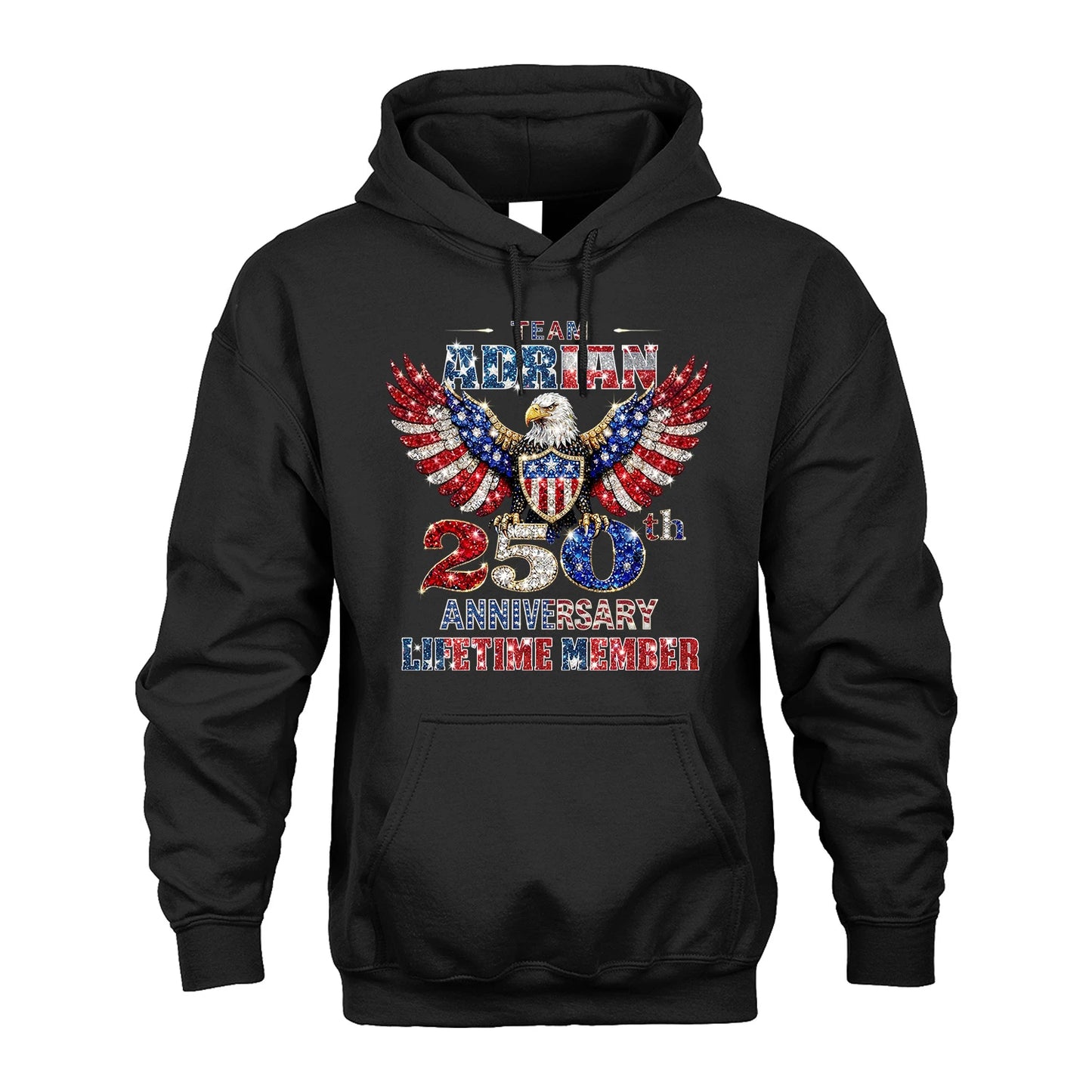 ADRIAN 13K1-523 Personalized "Team...Lifetime Member" America 250 Design