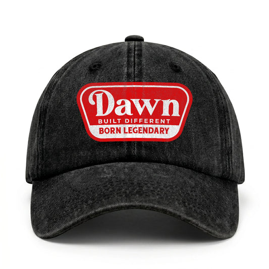 Built Different Born Legendary Red Logo Washed Cap DAWN 13K1 C63PF