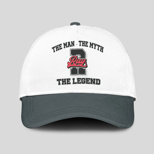 The Man The Myth The Legend Custom Initial Letter And Name Cap RAY 13K1 C38PF