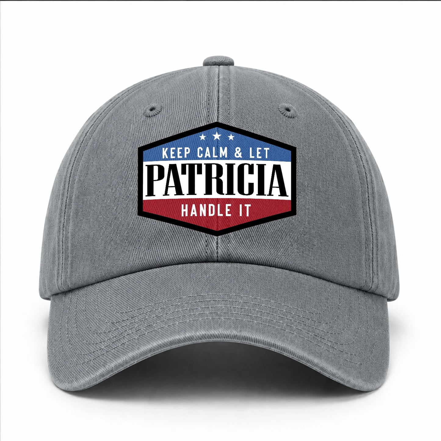 Keep Calm & Let Your Name Handle It Washed Cap PATRICIA 13K1 C87PF