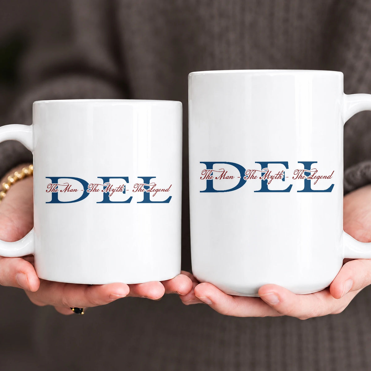 The Man The Myth The Legend With Your Name Mug DEL 13K1 MG21