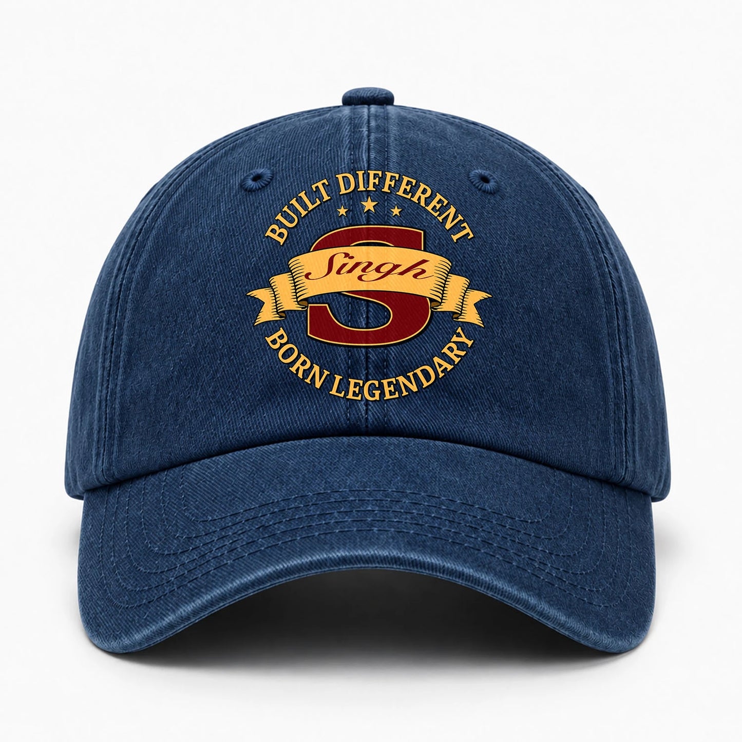 Built Different Born Legendary Royal Washed Cap SINGH 13K1 C71PF