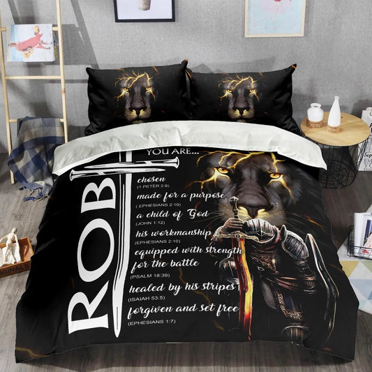 ROB Limited Edition Personalized Bedding Set 13K1-BS1