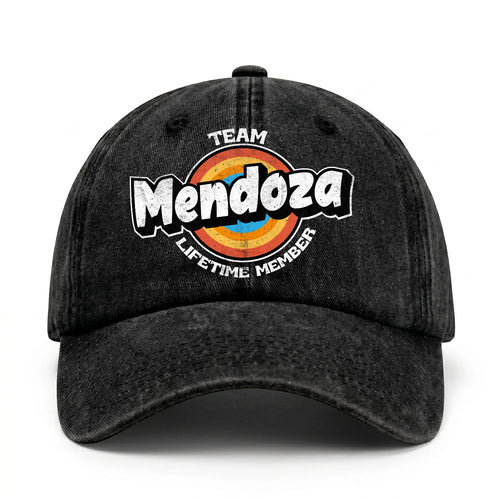 Team Your Name Lifetime Member Logo Cap MENDOZA 13K1 C66PF