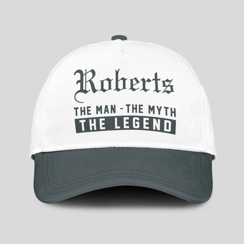 The Man The Myth The Legend Luxury Cap ROBERTS 13K1 C39PF