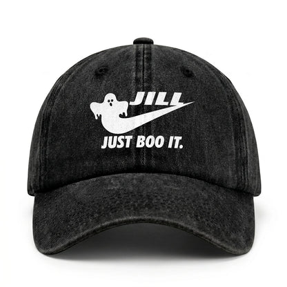 Just Boo It Halloween Washed Cap JILL 13K1 C83PF