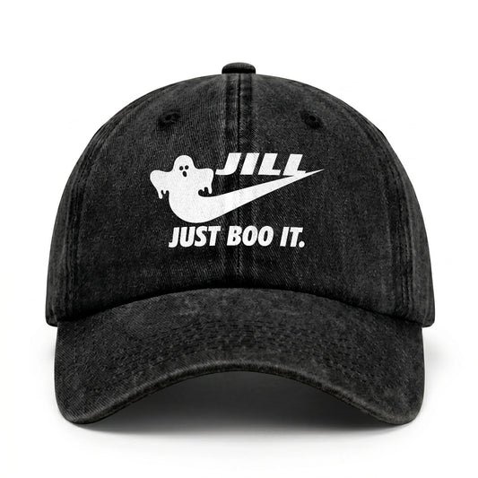 Just Boo It Halloween Washed Cap JILL 13K1 C83PF