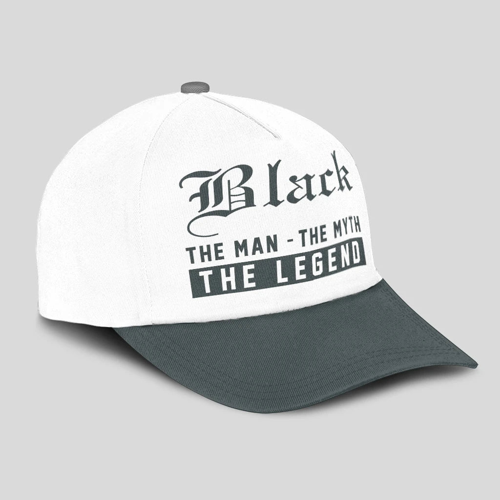 The Man The Myth The Legend Luxury Cap BLACK 13K1 C39PF