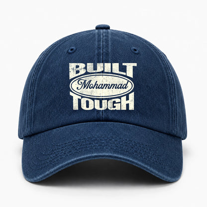 Built Your Name Tough Slogan Washed Cap MOHAMMAD 13K1 C96PF