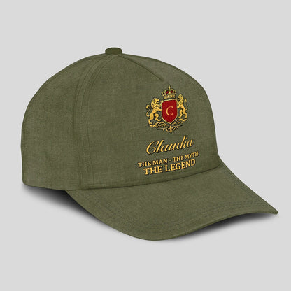The Man The Myth The Legend Royal Olive Cap CLAUDIA 13K1 C92PF