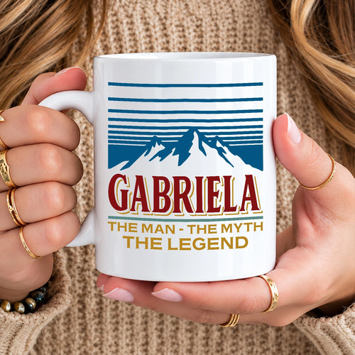 The Man The Myth The Legend Mountain Mug GABRIELA 13K1 MG04