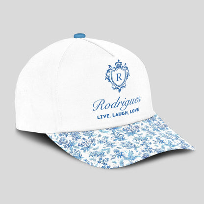 Live Laugh Love Flowers Pattern Cap RODRIGUES 13K1 C109PF