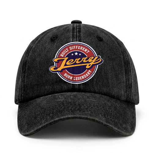 Built Different Born Legendary Logo Washed Cap JERRY 13K1 C65PF