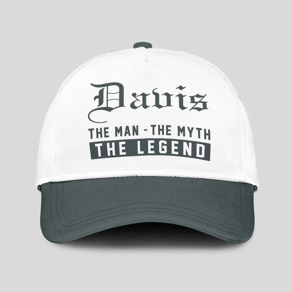 The Man The Myth The Legend Luxury Cap DAVIS 13K1 C39PF