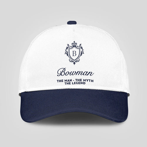 The Man The Myth The Legend Blue Cap BOWMAN 13K3 C46PF