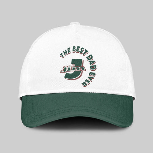 The Best Dad Ever Custom Name Cap JIM 13K1 C35PF