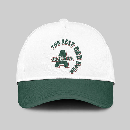 The Best Dad Ever Custom Name Cap ALAN 13K1 C35PF