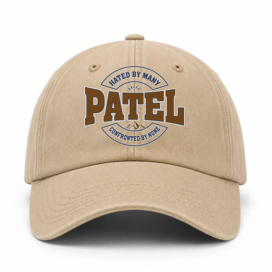 Hated By Many Confronted By None Washed Cap PATEL 13K1 C36PF