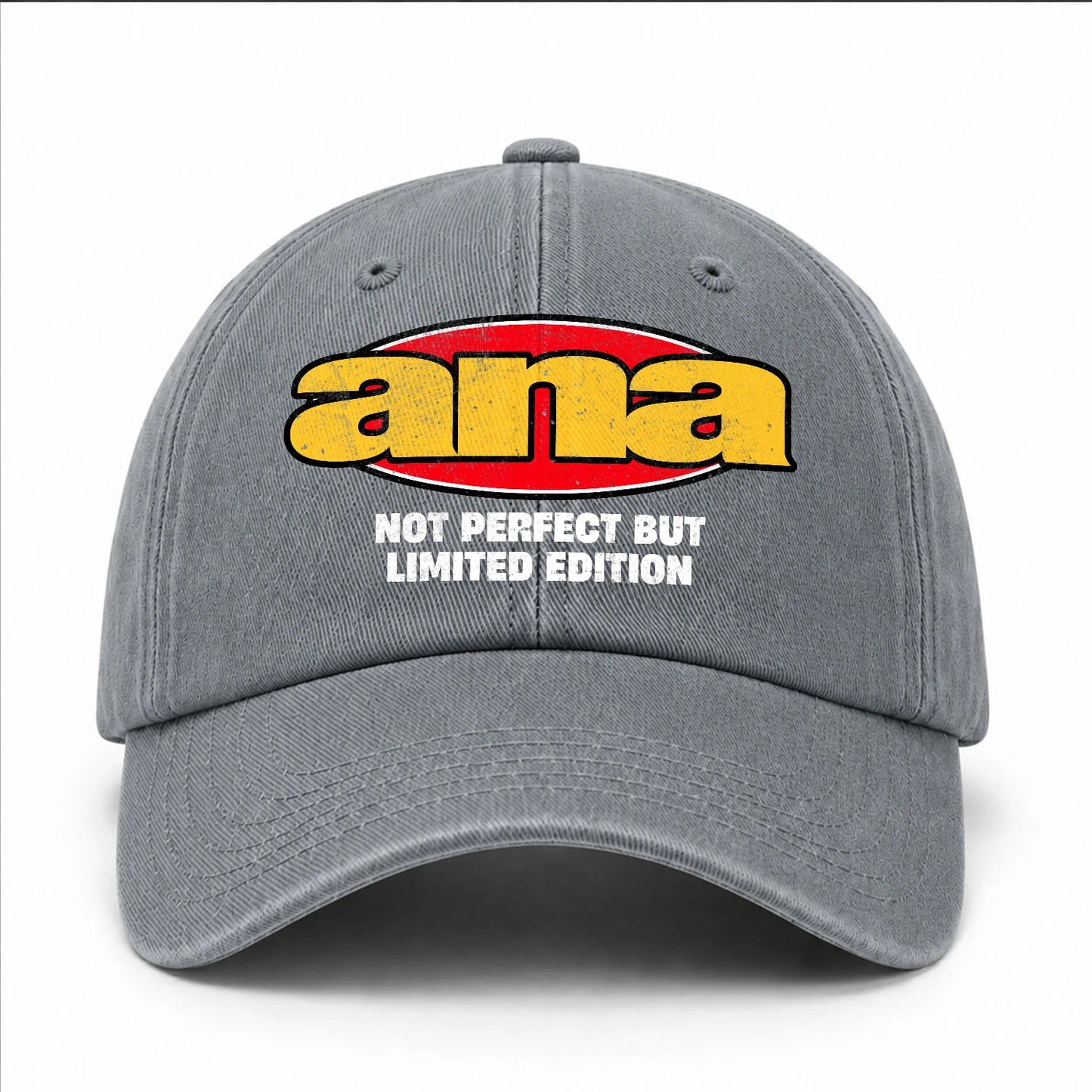 Your Name Not Perfect But Limited Edition Red Logo Washed Cap ANA 13K1 C84PF