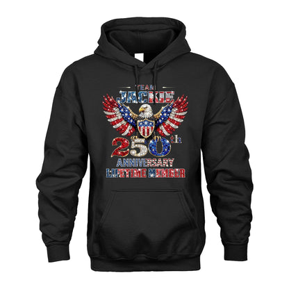 JACK 13K1-523 Personalized "Team...Lifetime Member" America 250 Design