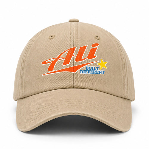 Your Name Built Different Logo Washed Cap ALI 13K1 C56PF
