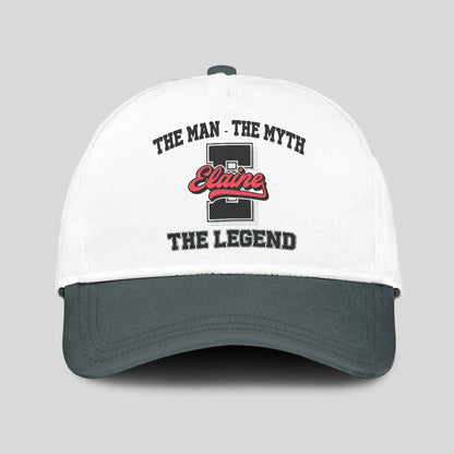 The Man The Myth The Legend Custom Initial Letter And Name Cap ELAINE 13K1 C38PF