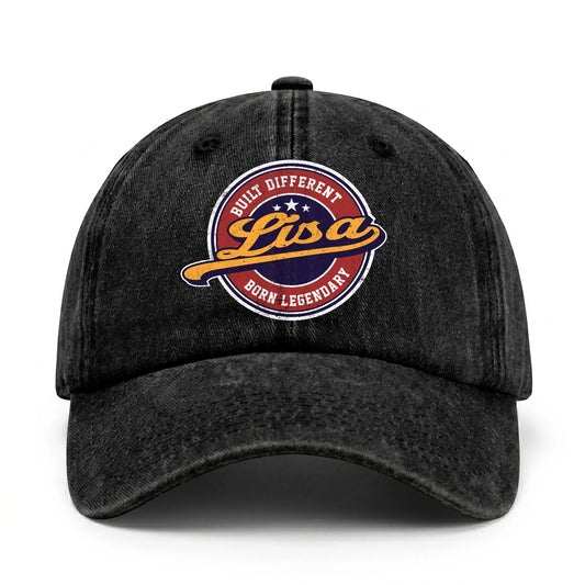 Built Different Born Legendary Logo Washed Cap LISA 13K1 C65PF
