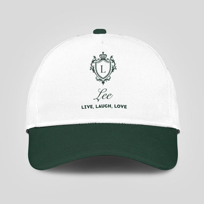 Live Laugh Love Elegant Blue And White Cap LEE 13K1 C90PF