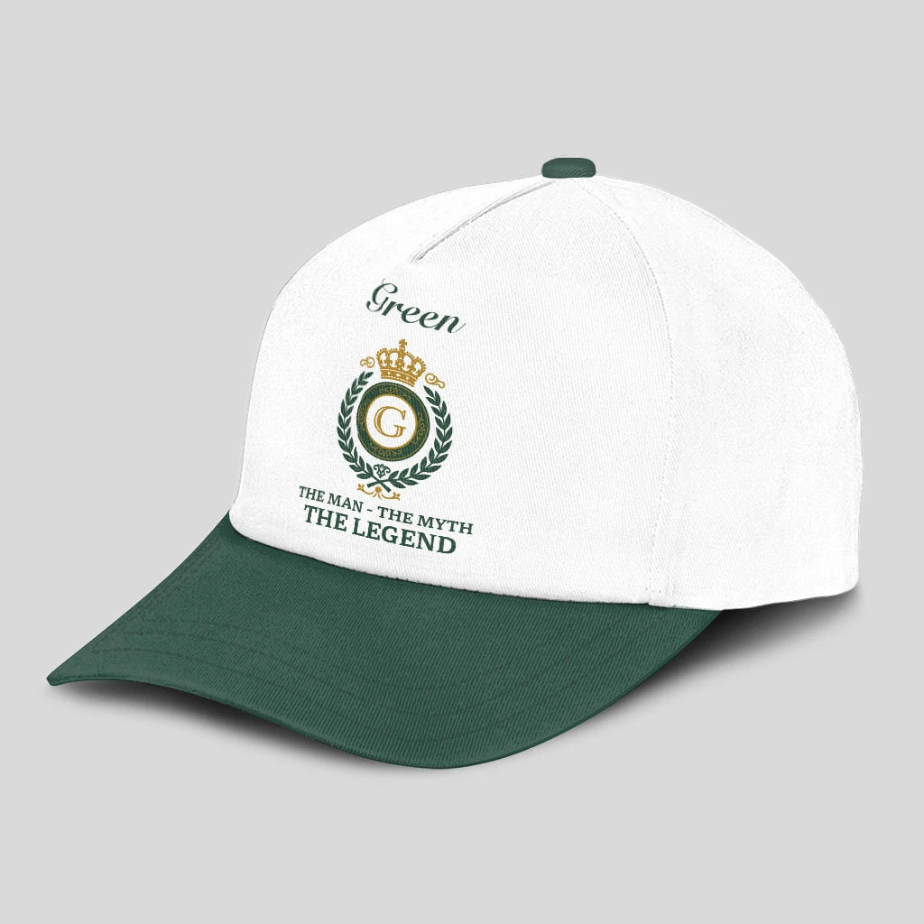 The Man The Myth The Legend Royal Logo Cap GREEN 13K1 C42PF