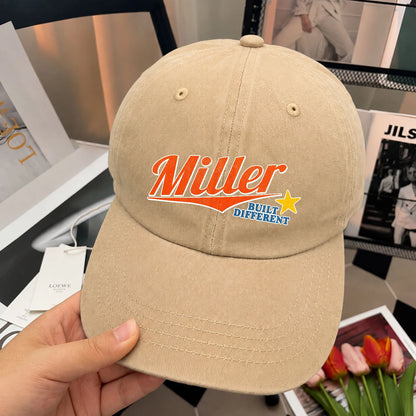 Your Name Built Different Logo Washed Cap MILLER 13K1 C56PF