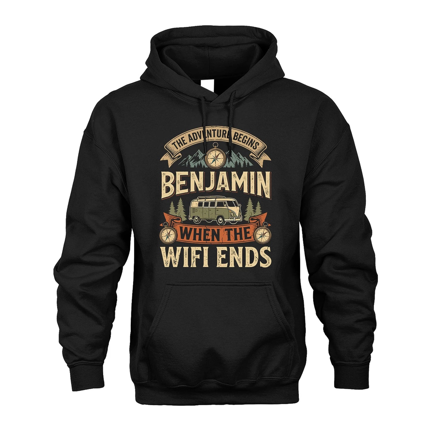 BENJAMIN 13K1-547 The Adventure Begins Name When The Wifi Ends