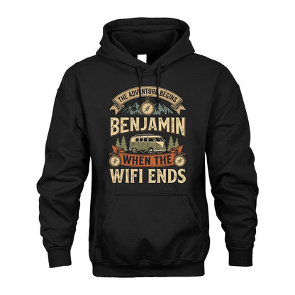 BENJAMIN 13K1-547 The Adventure Begins Name When The Wifi Ends