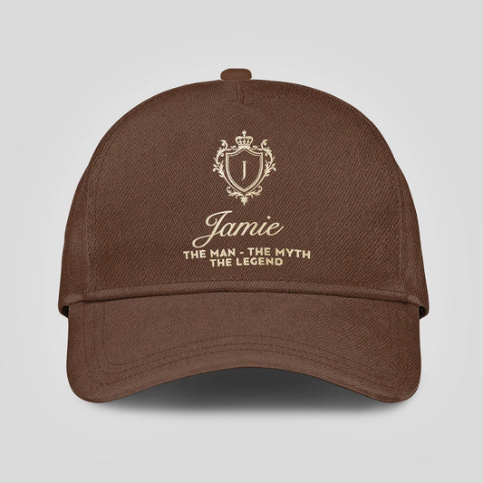 The Man The Myth The Legend Golden Brown Cap JAMIE 13K1 C142PF